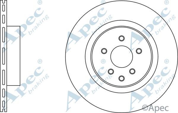 APEC BRAKING Jarrulevy DSK2834